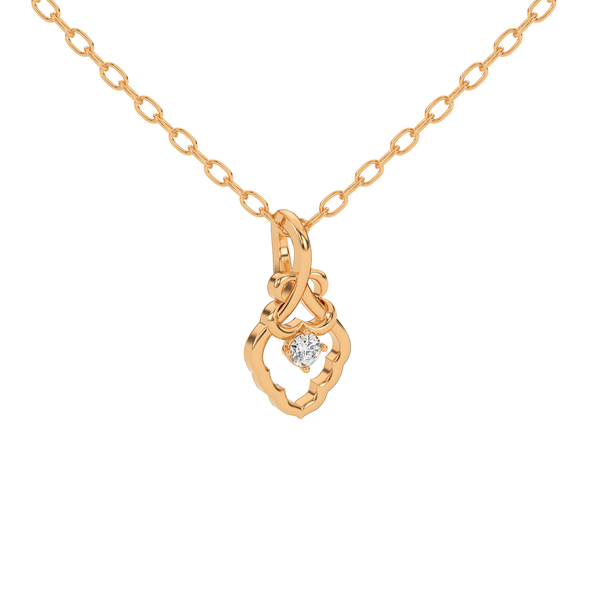 14 Kt Yellow Gold Diamond Charms & Pendants