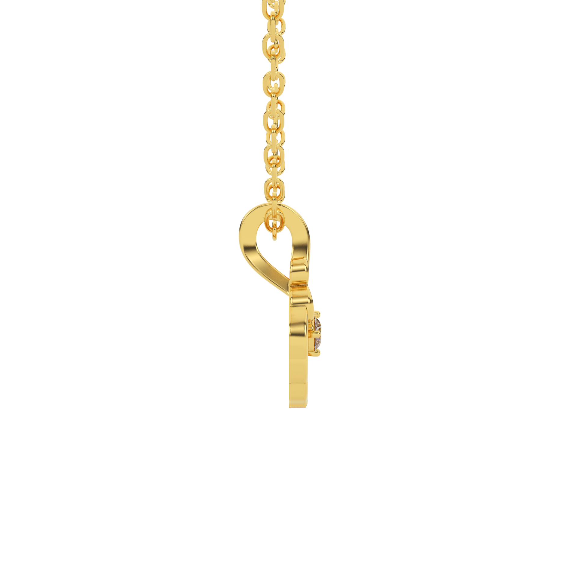 14 Kt Yellow Gold Diamond Charms & Pendants