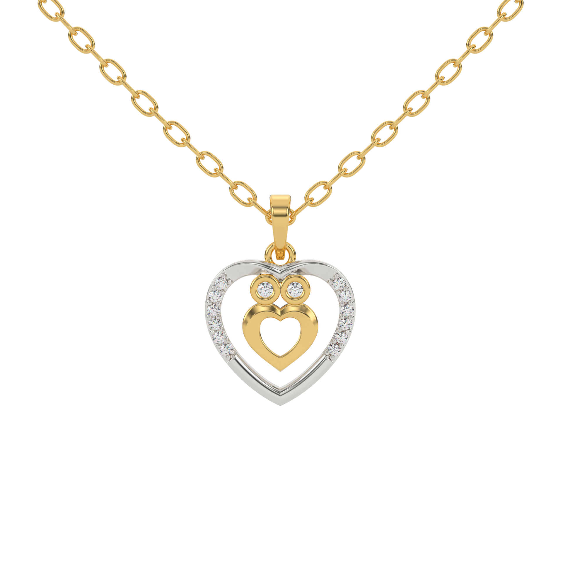 14 Kt Yellow Gold Diamond Charms & Pendants