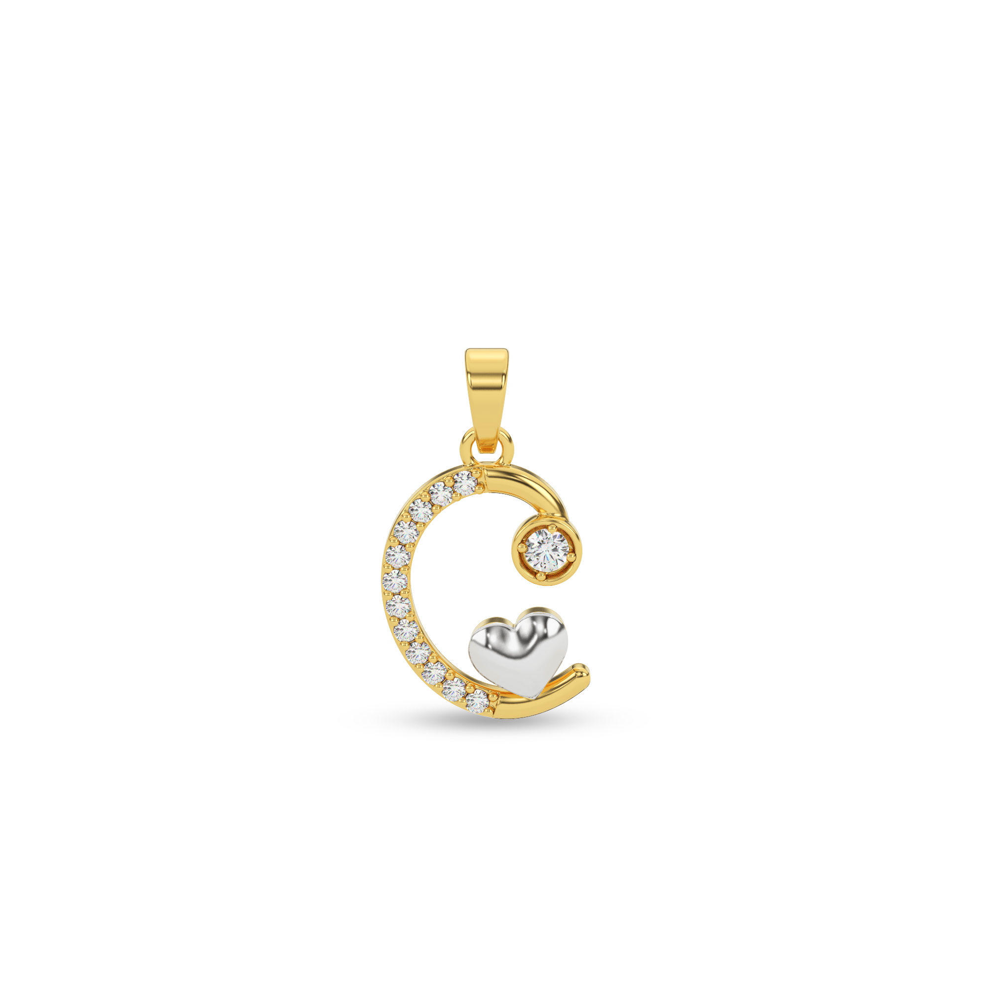 Celestial Radiance Natural Diamond Pendant