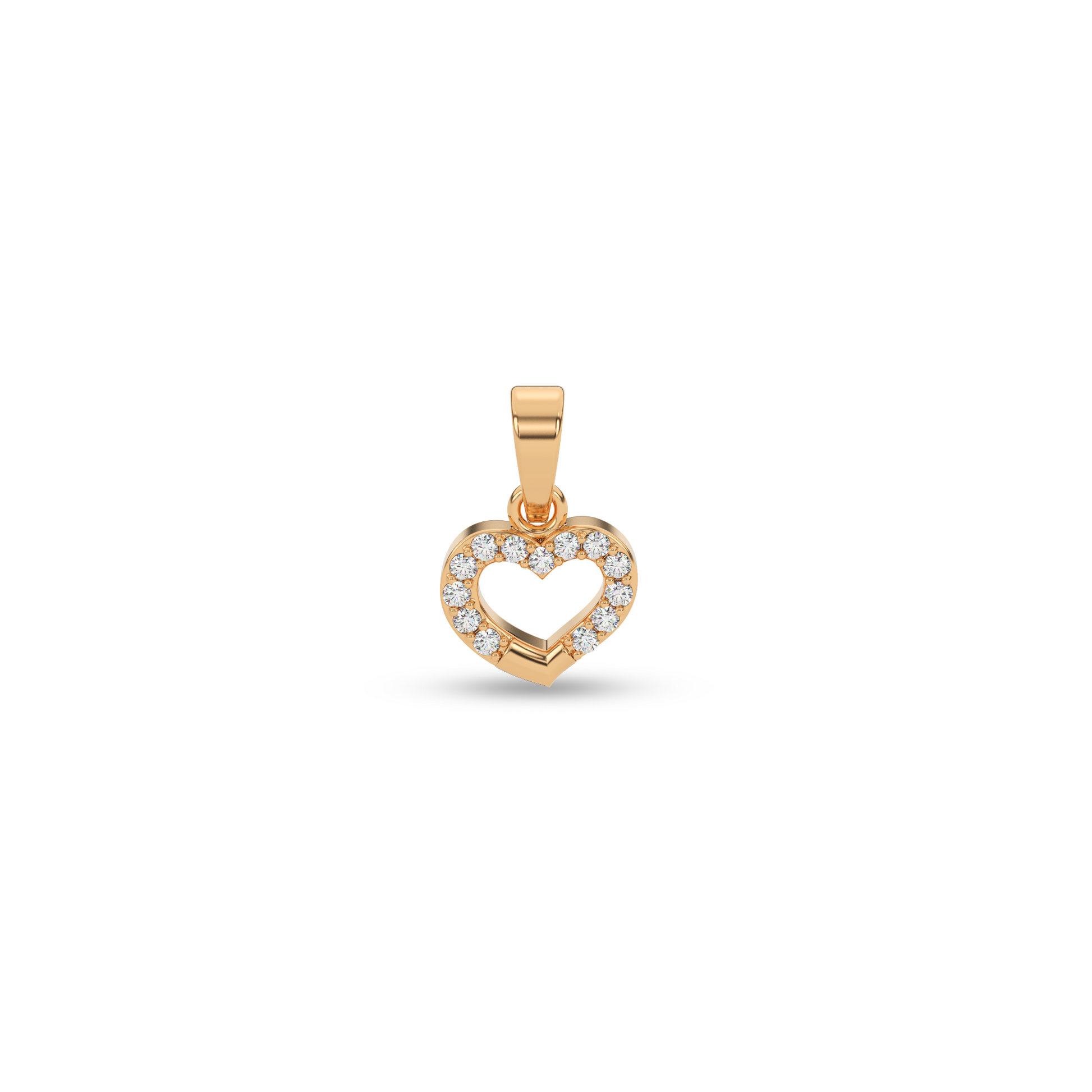 14 Kt Yellow Gold Diamond Charms & Pendants