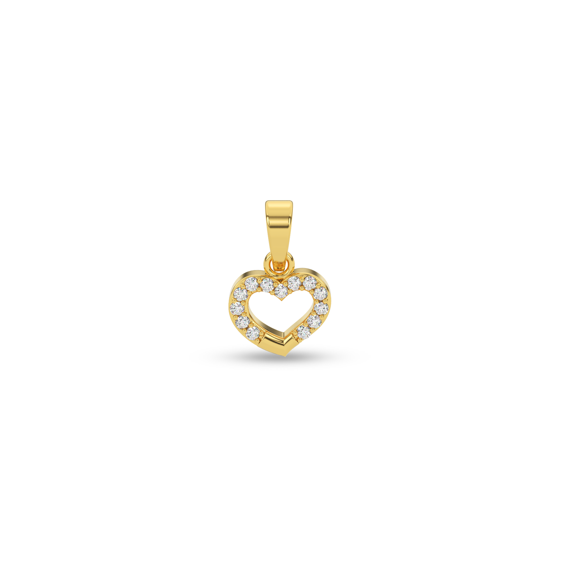 14 Kt Yellow Gold Diamond Charms & Pendants