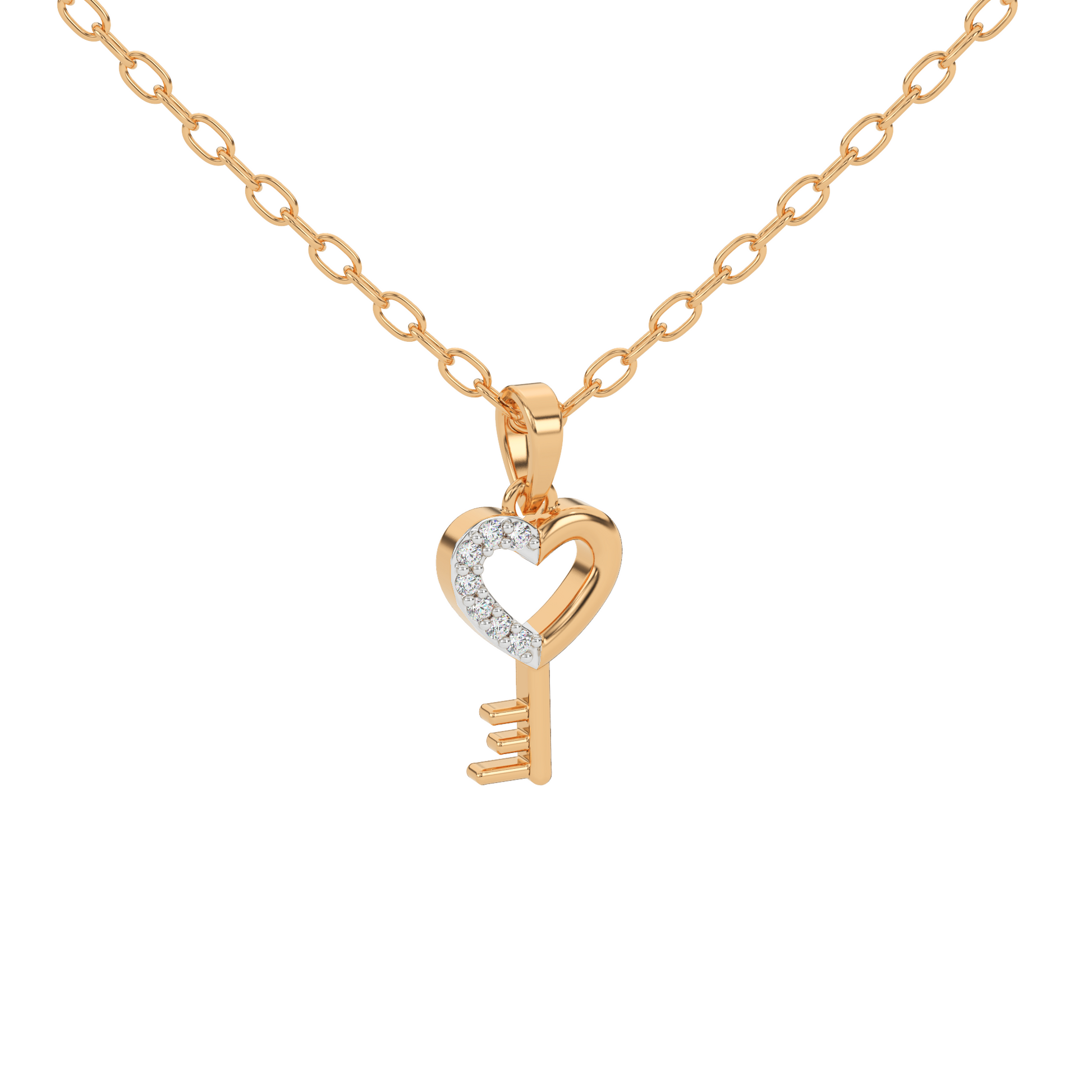 14 Kt Yellow Gold Diamond Charms & Pendants