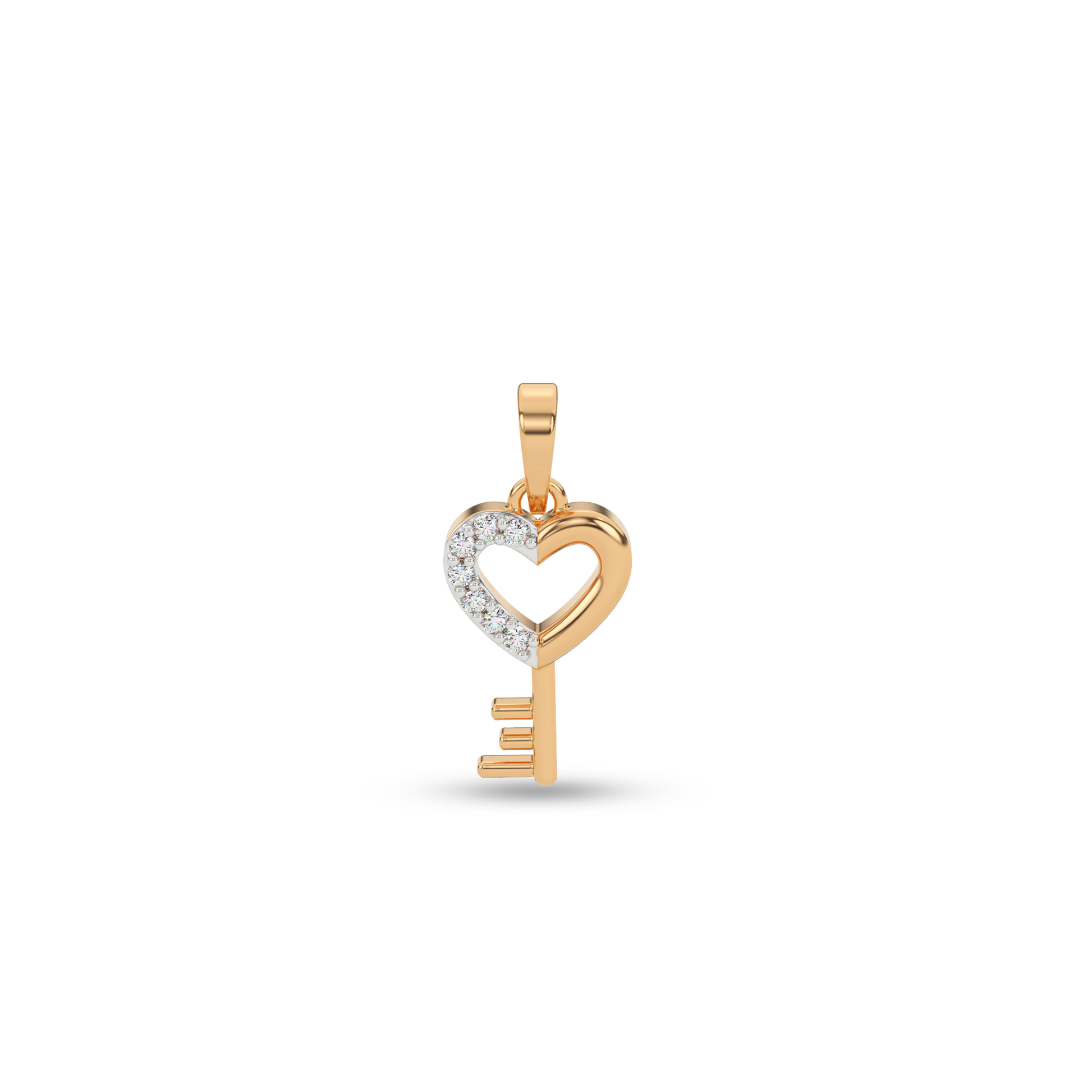 14 Kt Yellow Gold Diamond Charms & Pendants
