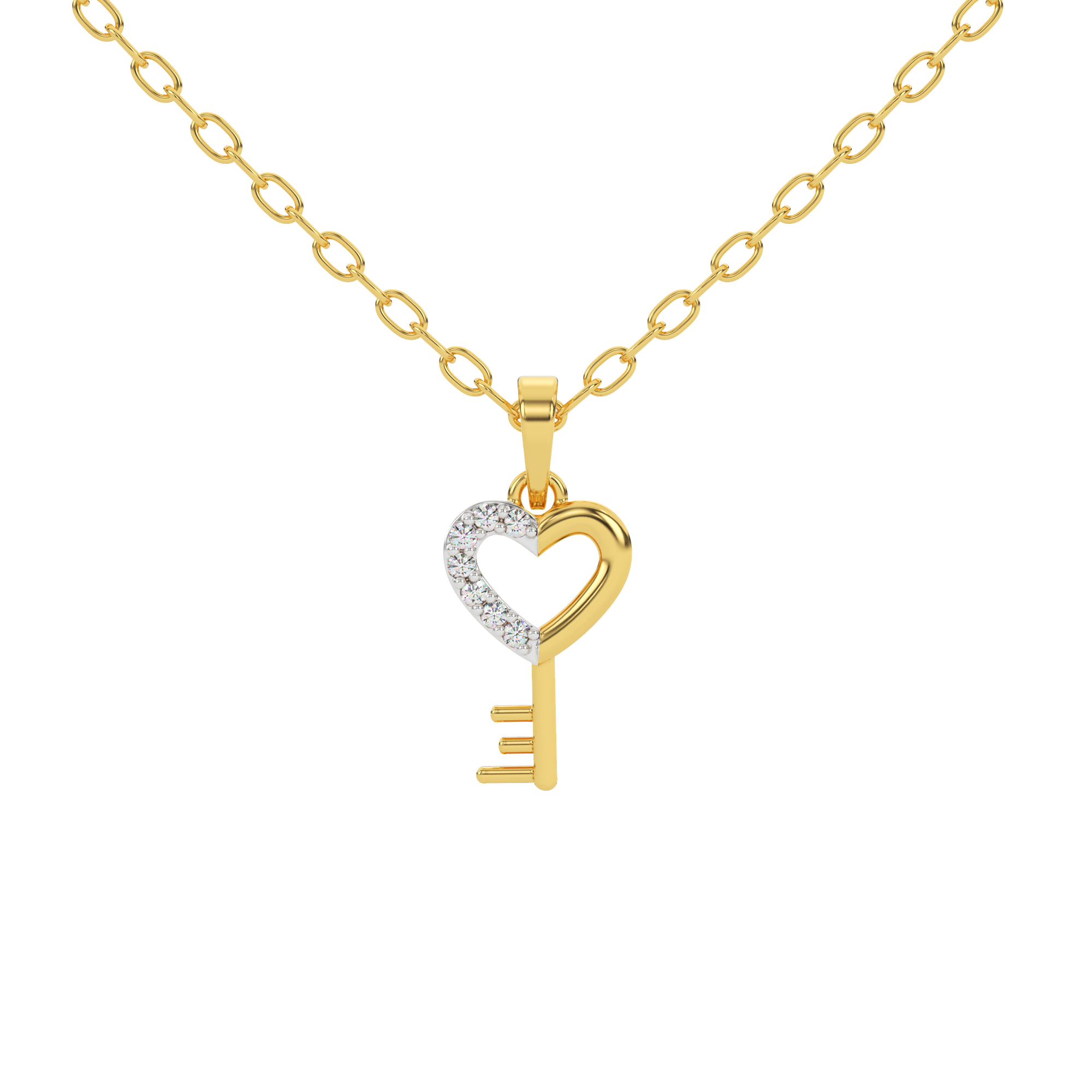 Pure Grace Natural Diamond Pendant