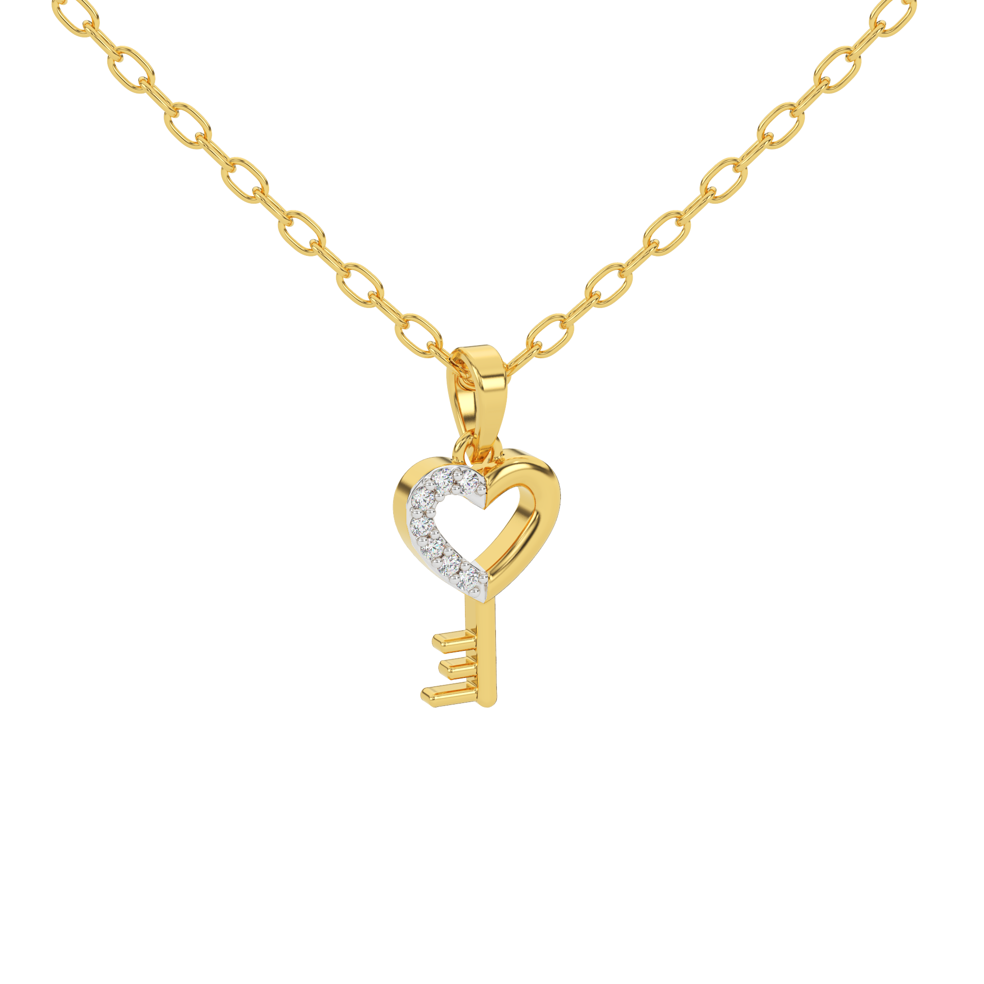 Pure Grace Natural Diamond Pendant