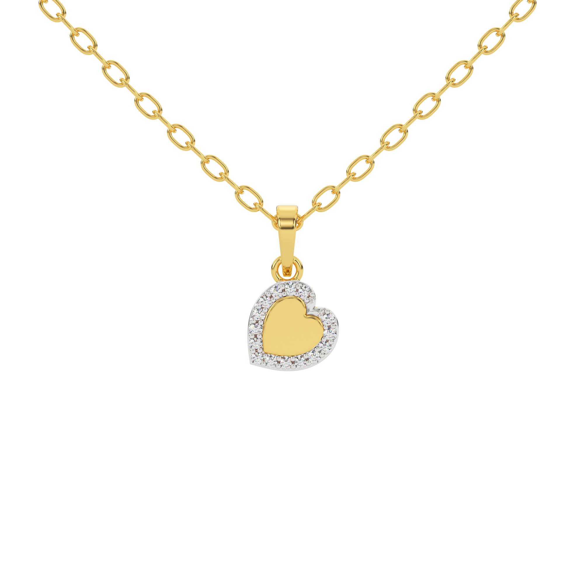 Glittering Harmony Natural Diamond Pendant