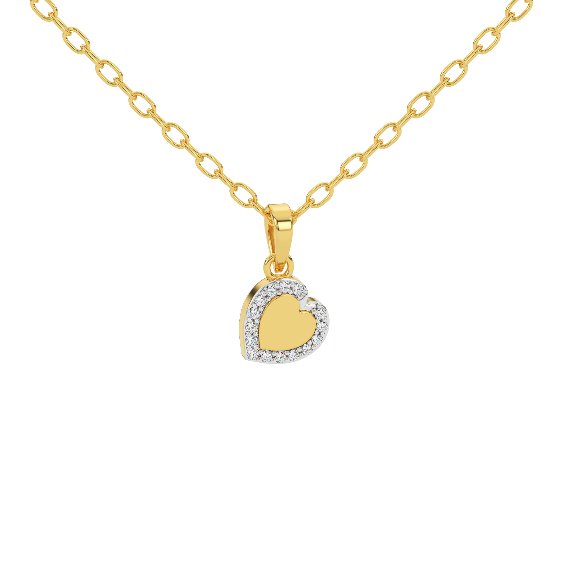 Glittering Harmony Natural Diamond Pendant