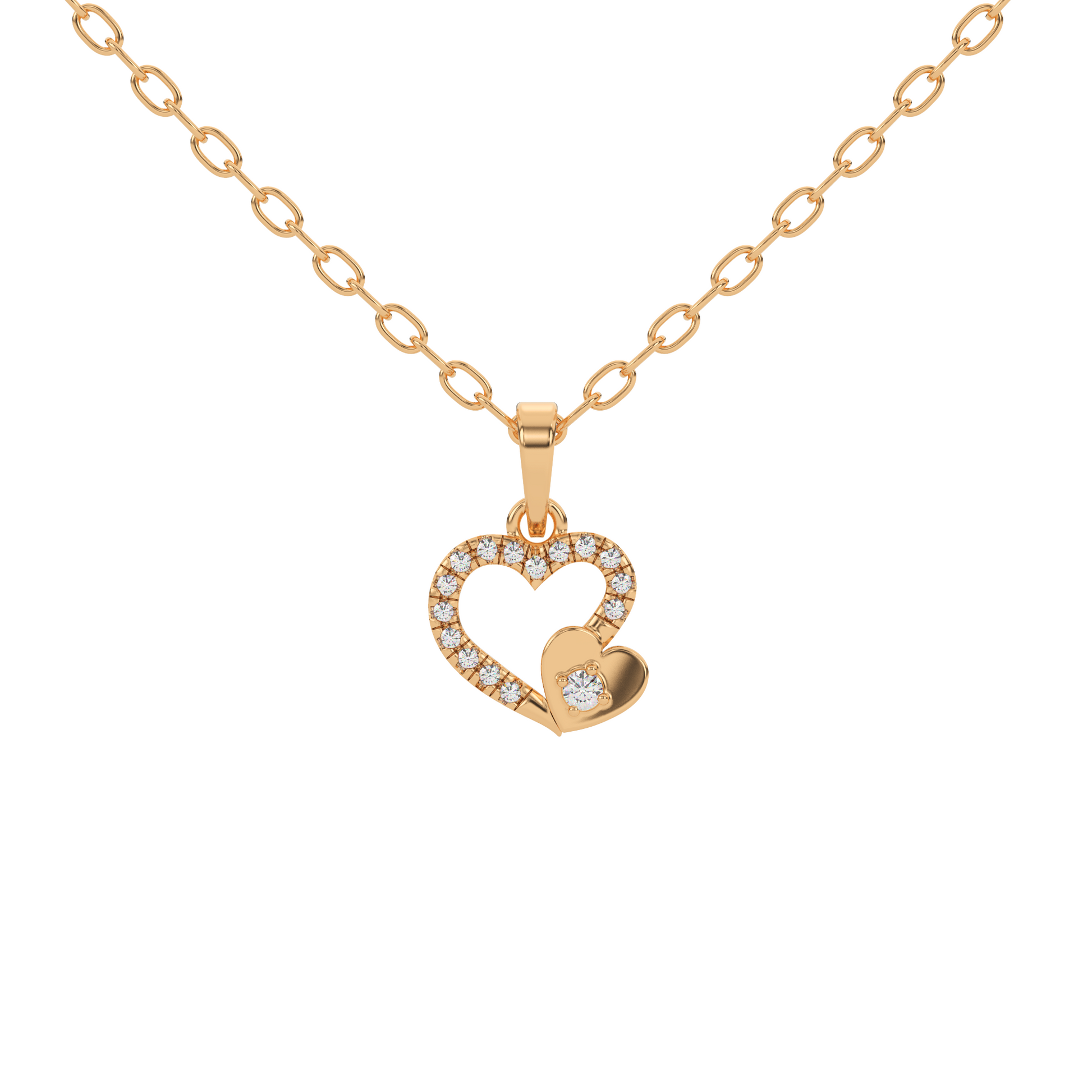 14 Kt Yellow Gold Diamond Charms & Pendants