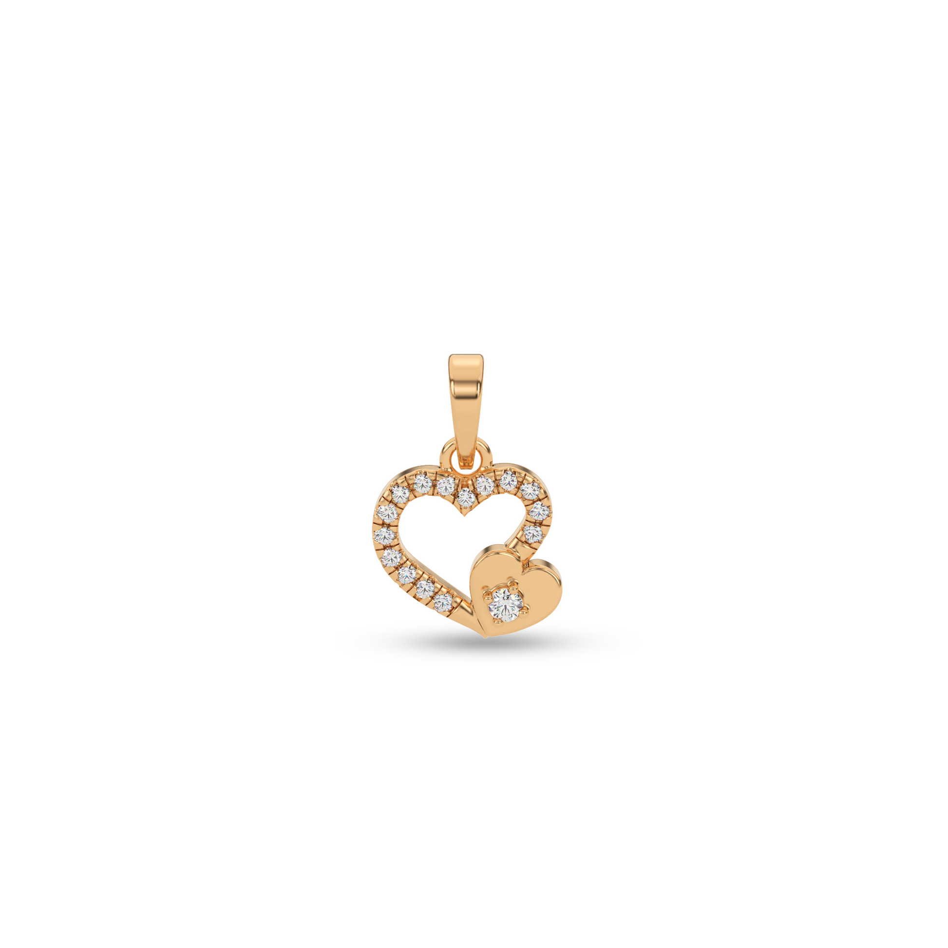 14 Kt Yellow Gold Diamond Charms & Pendants