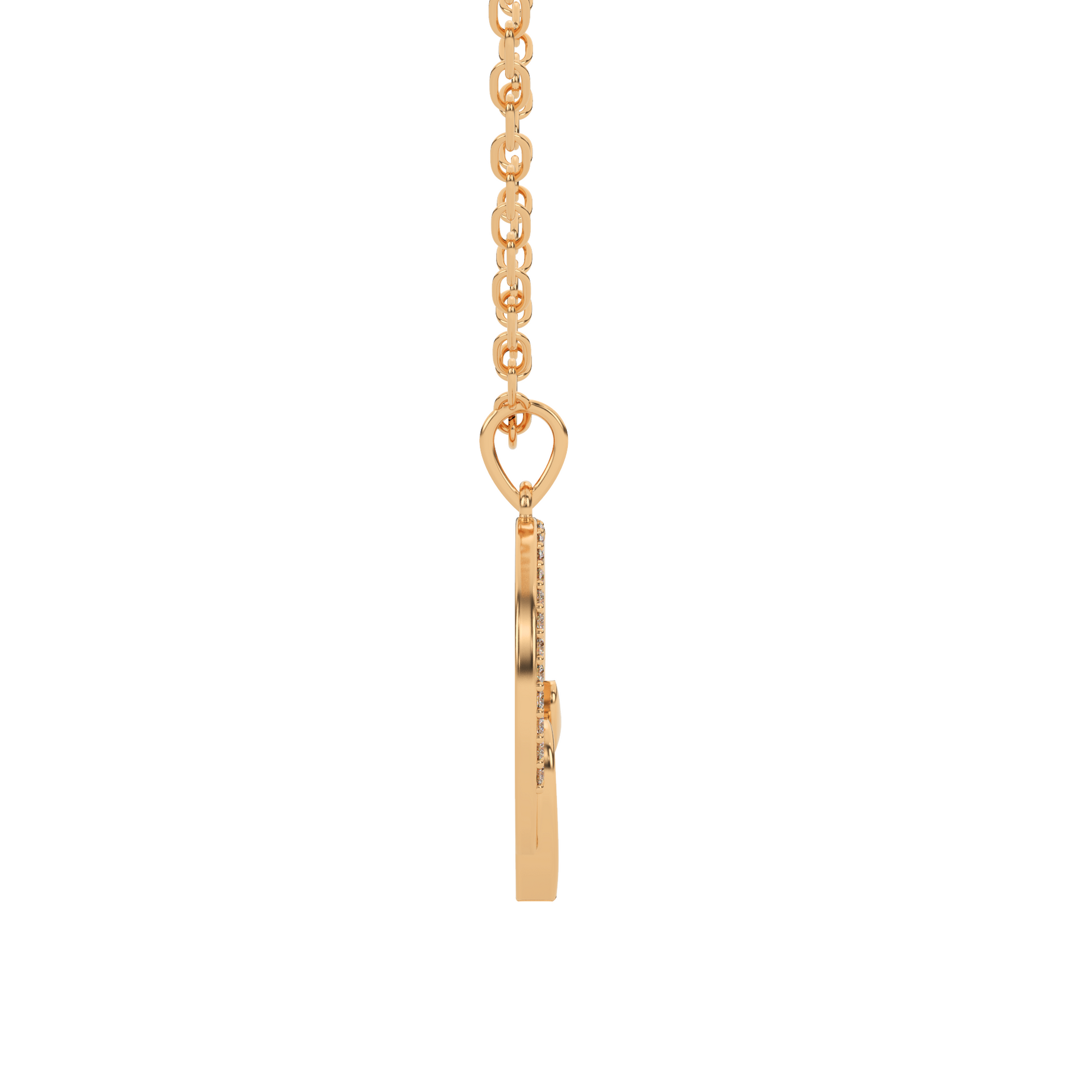 14 Kt Yellow Gold Diamond Charms & Pendants