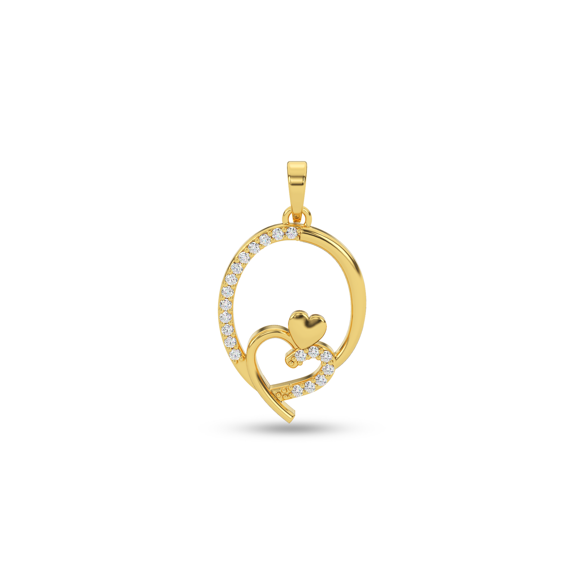 14 Kt Yellow Gold Diamond Charms & Pendants