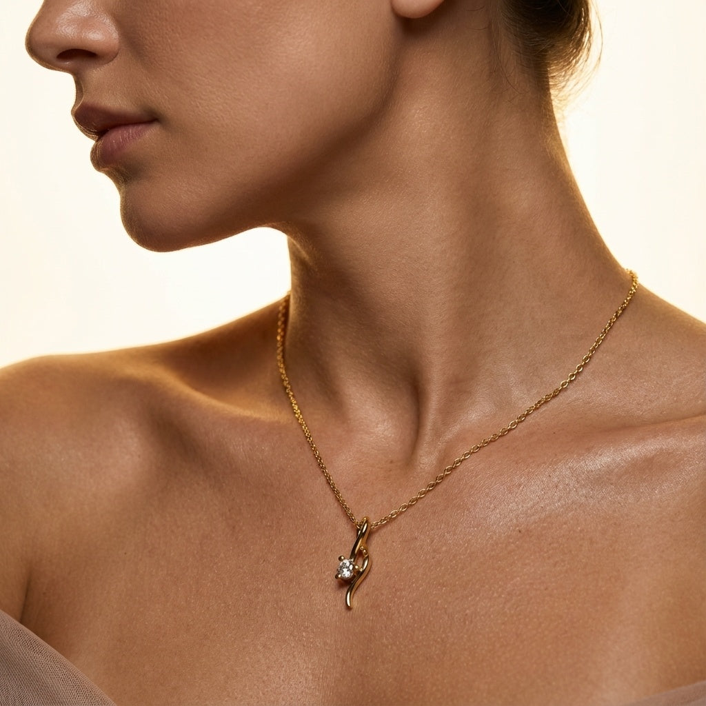 14 Kt Yellow Gold Diamond Charms & Pendants