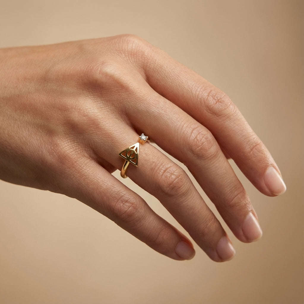 Aurora Crown Diamond Ring