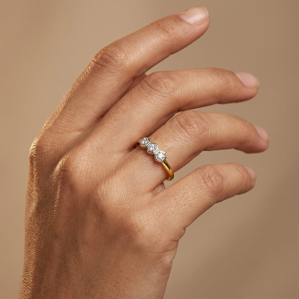 Celestial Sparkle Diamond Ring