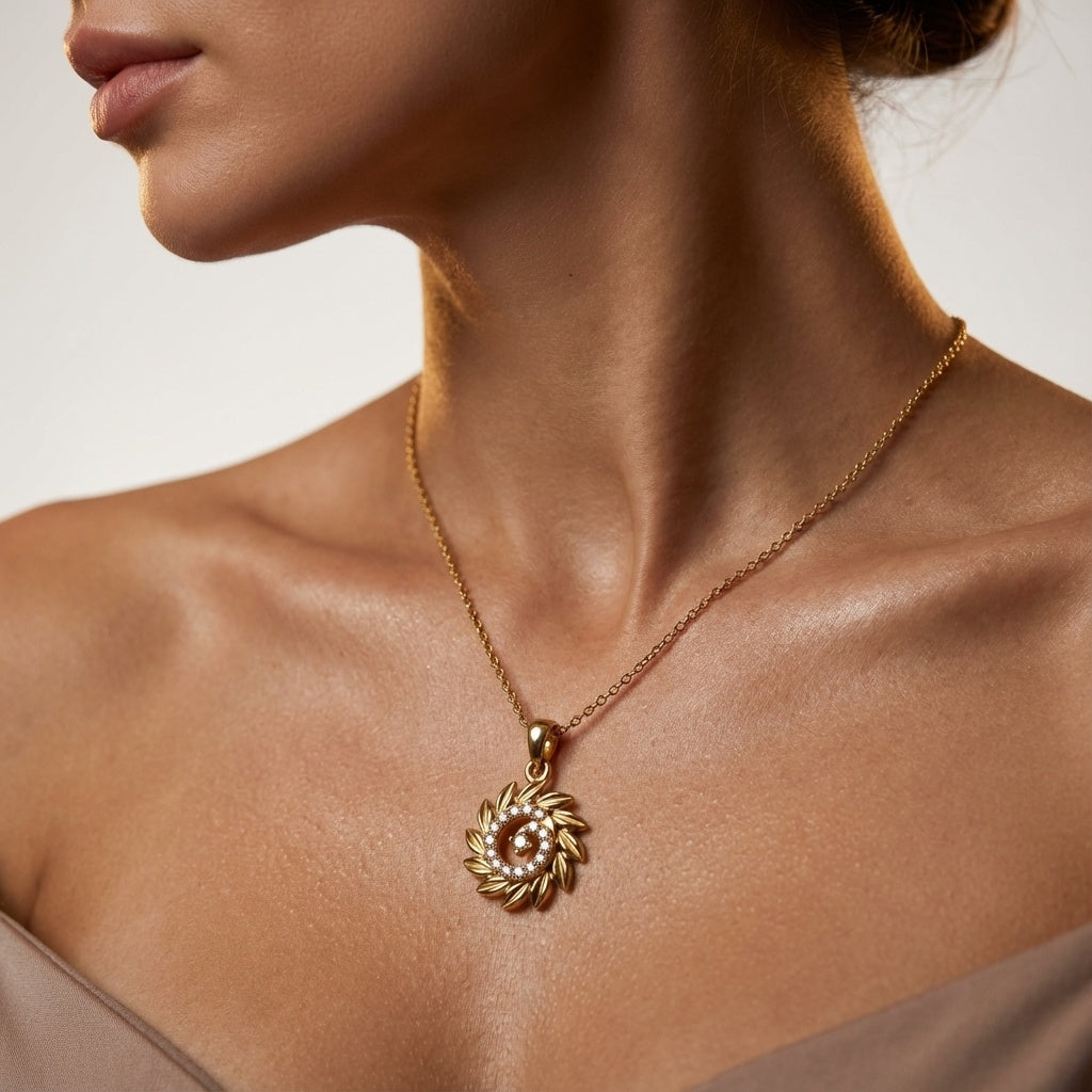 Cosmic chakra Diamond Pendant