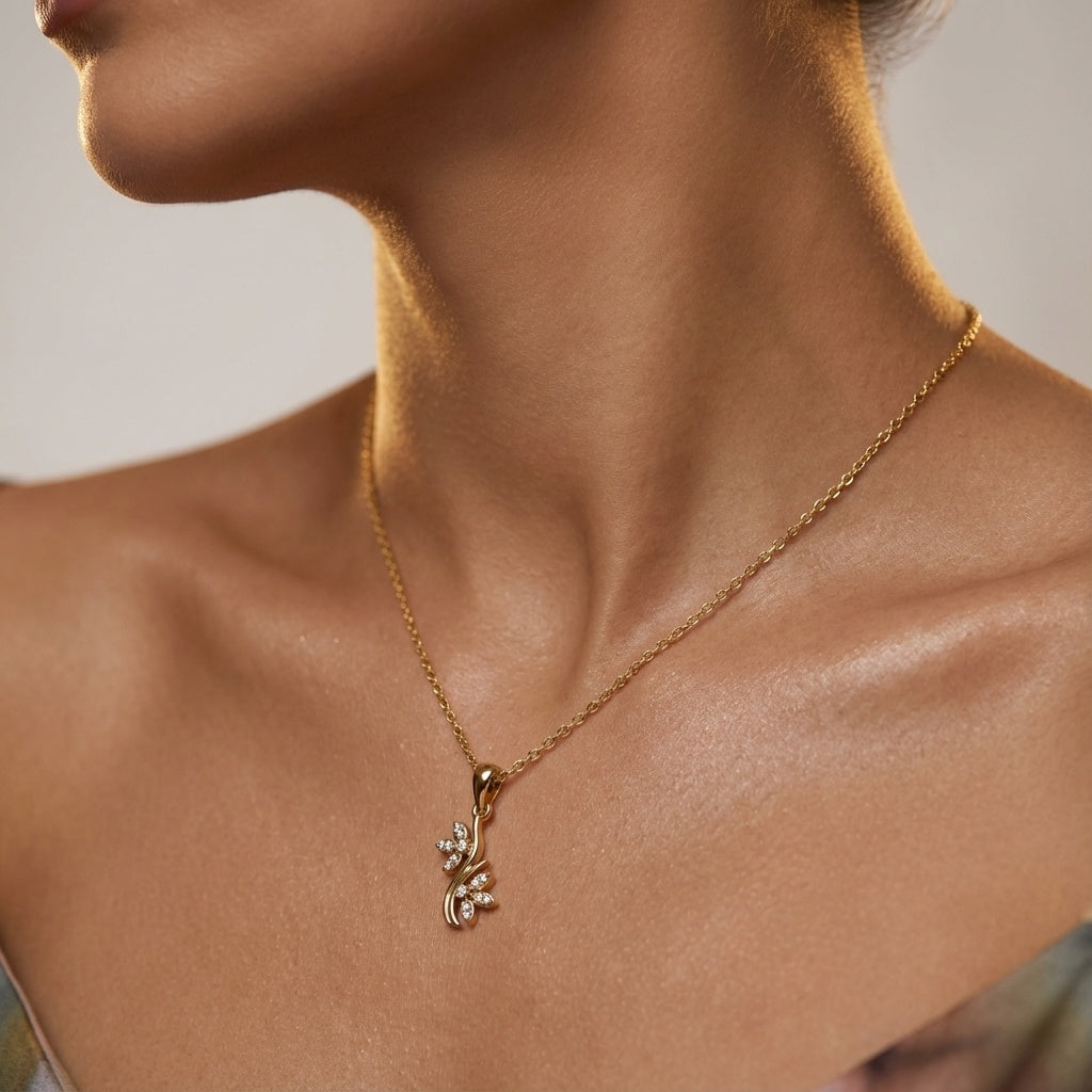 14 Kt Yellow Gold Diamond Charms & Pendants