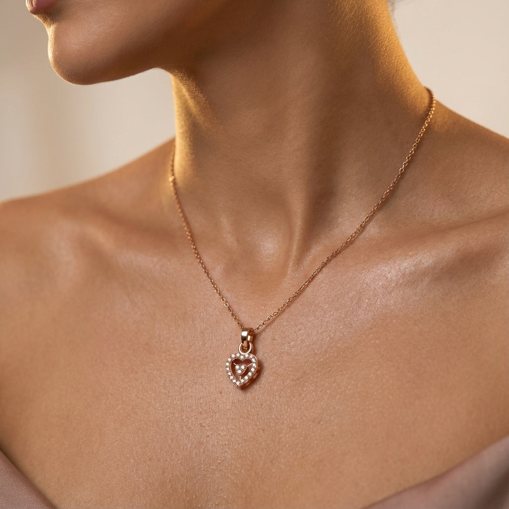 14 Kt Rose Gold Diamond Charms & Pendants