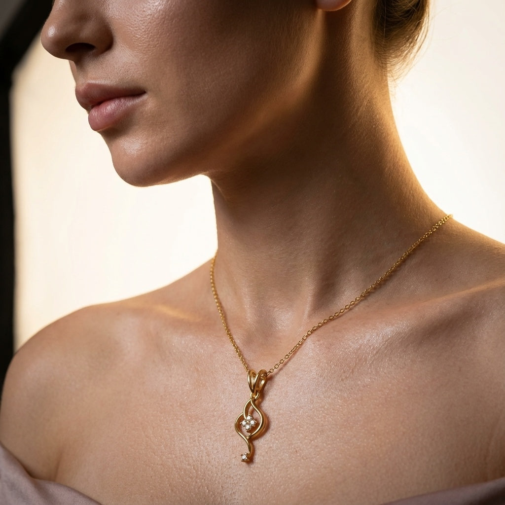Floral Desire Diamond Pendant