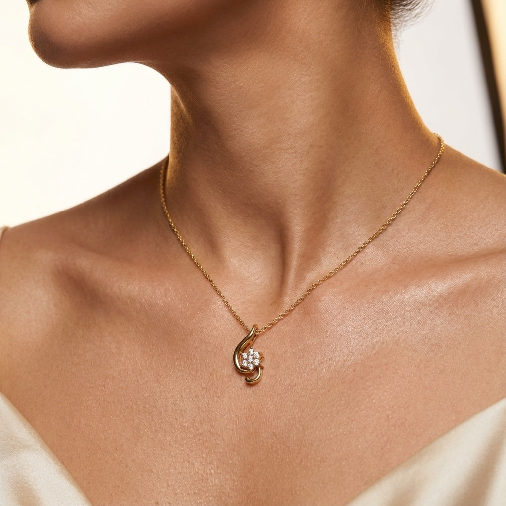 14 Kt Yellow Gold Diamond Charms & Pendants