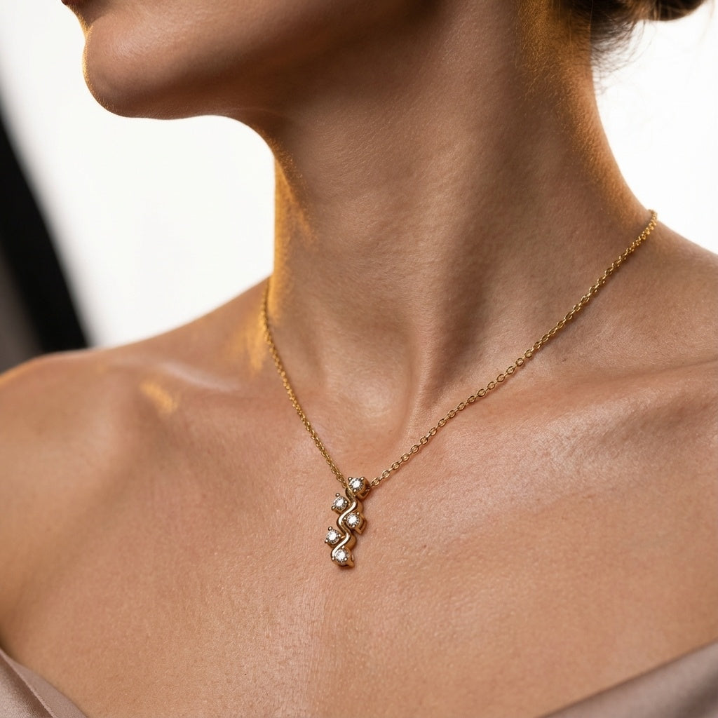 14 Kt Yellow Gold Diamond Charms & Pendants