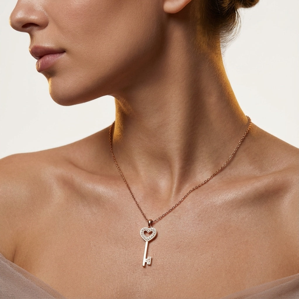 14 Kt Rose Gold Diamond Charms & Pendants