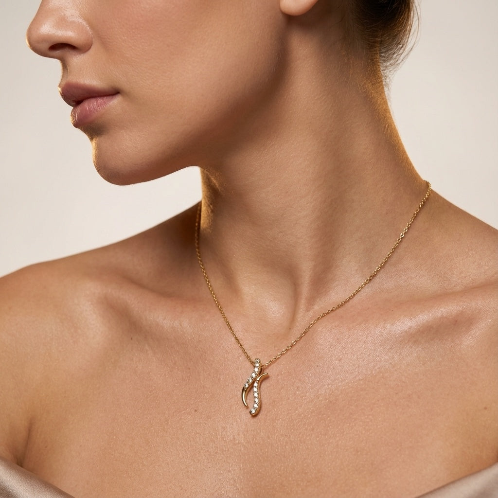 14 Kt Yellow Gold Diamond Charms & Pendants