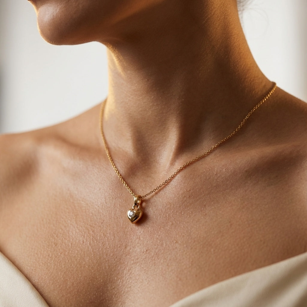 Luxury Heart Diamond Pendant