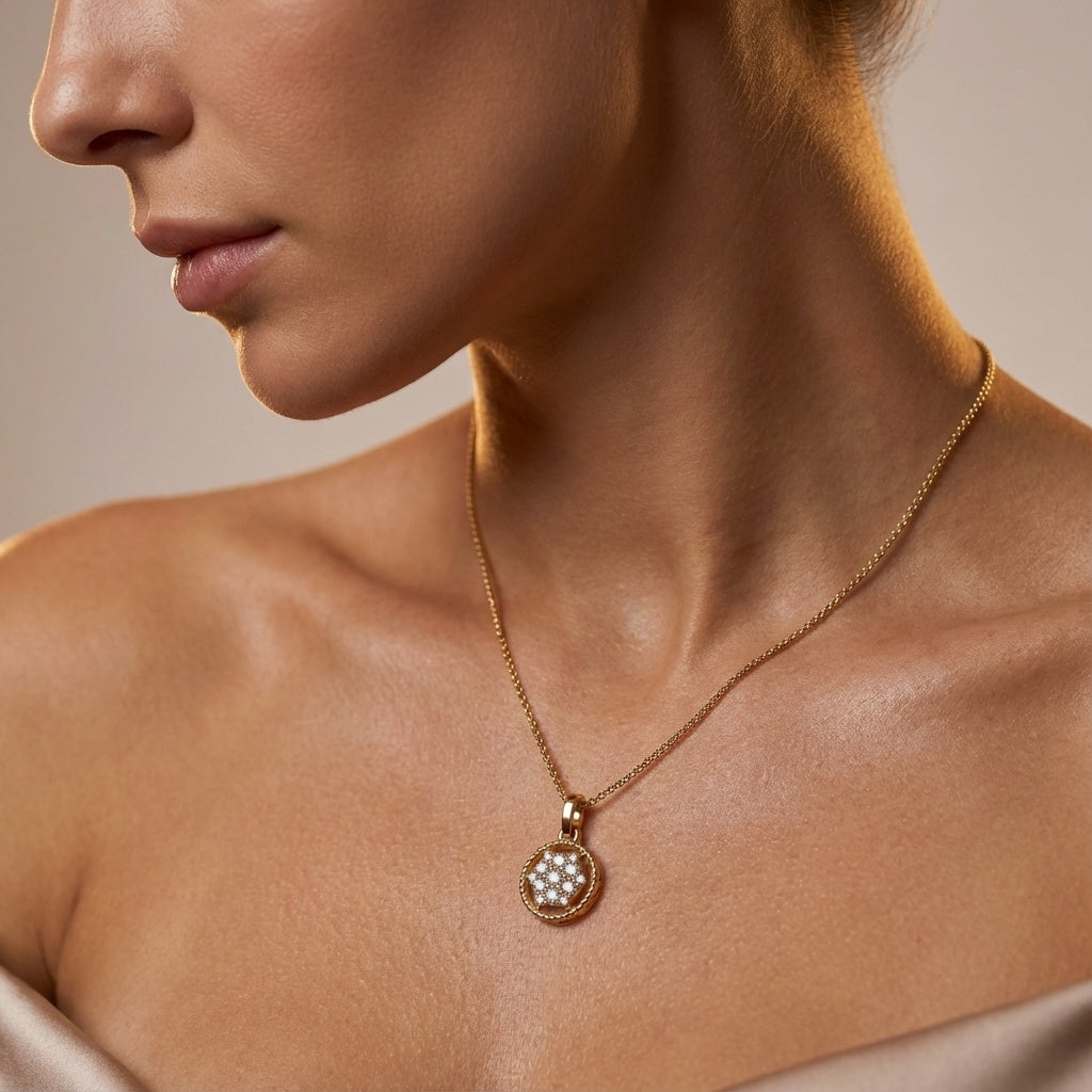 14 Kt Yellow Gold Diamond Charms & Pendants