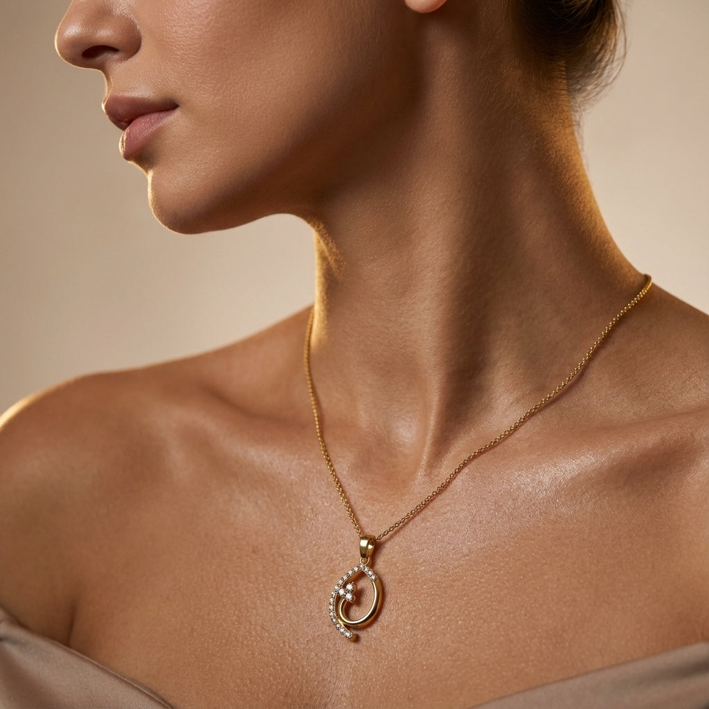 Radiant Diamond Pendant
