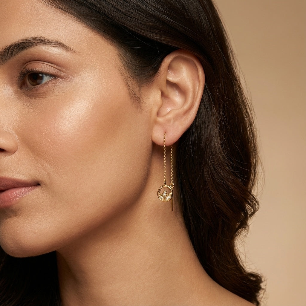 Solstice Shimmer Hoops ring on model hand close-up – studio jewellery photography | Prash Jewellery