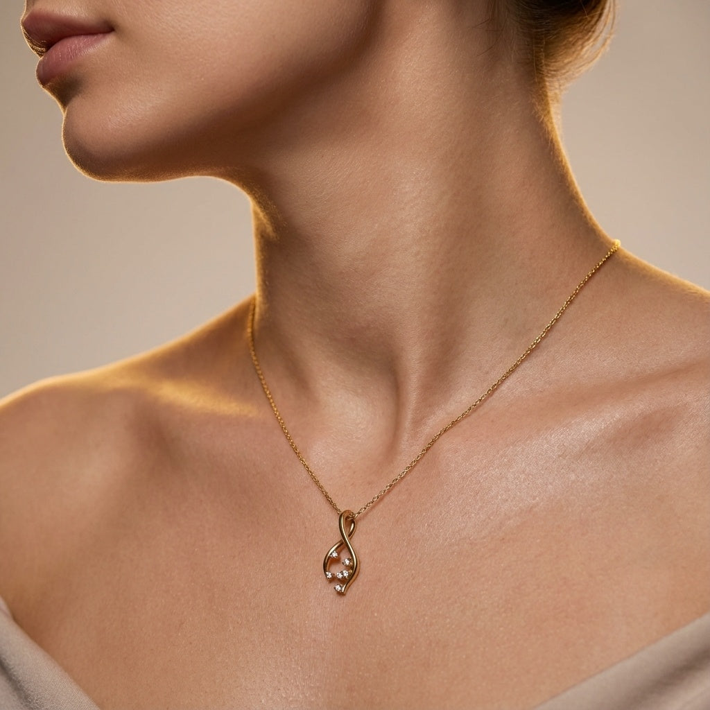 14 Kt Yellow Gold Diamond Charms & Pendants
