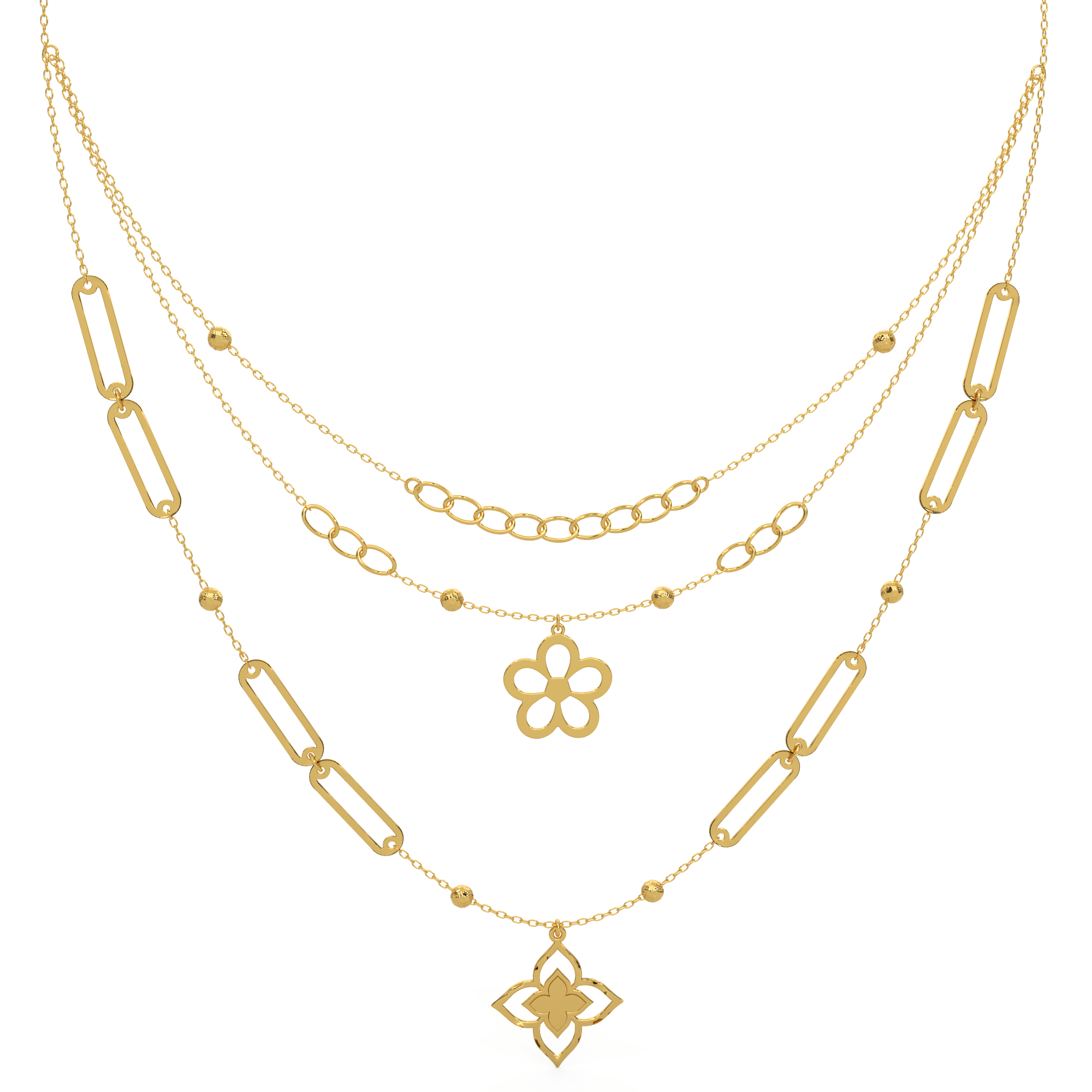 Italian Bloom Delight Necklace