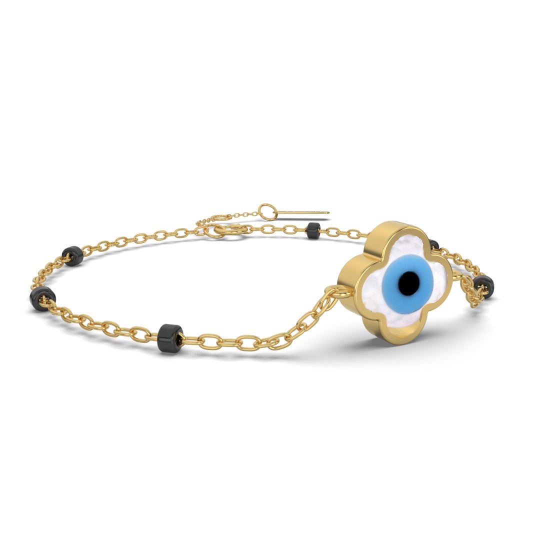 14 Kt Yellow Gold Diamond Bracelets
