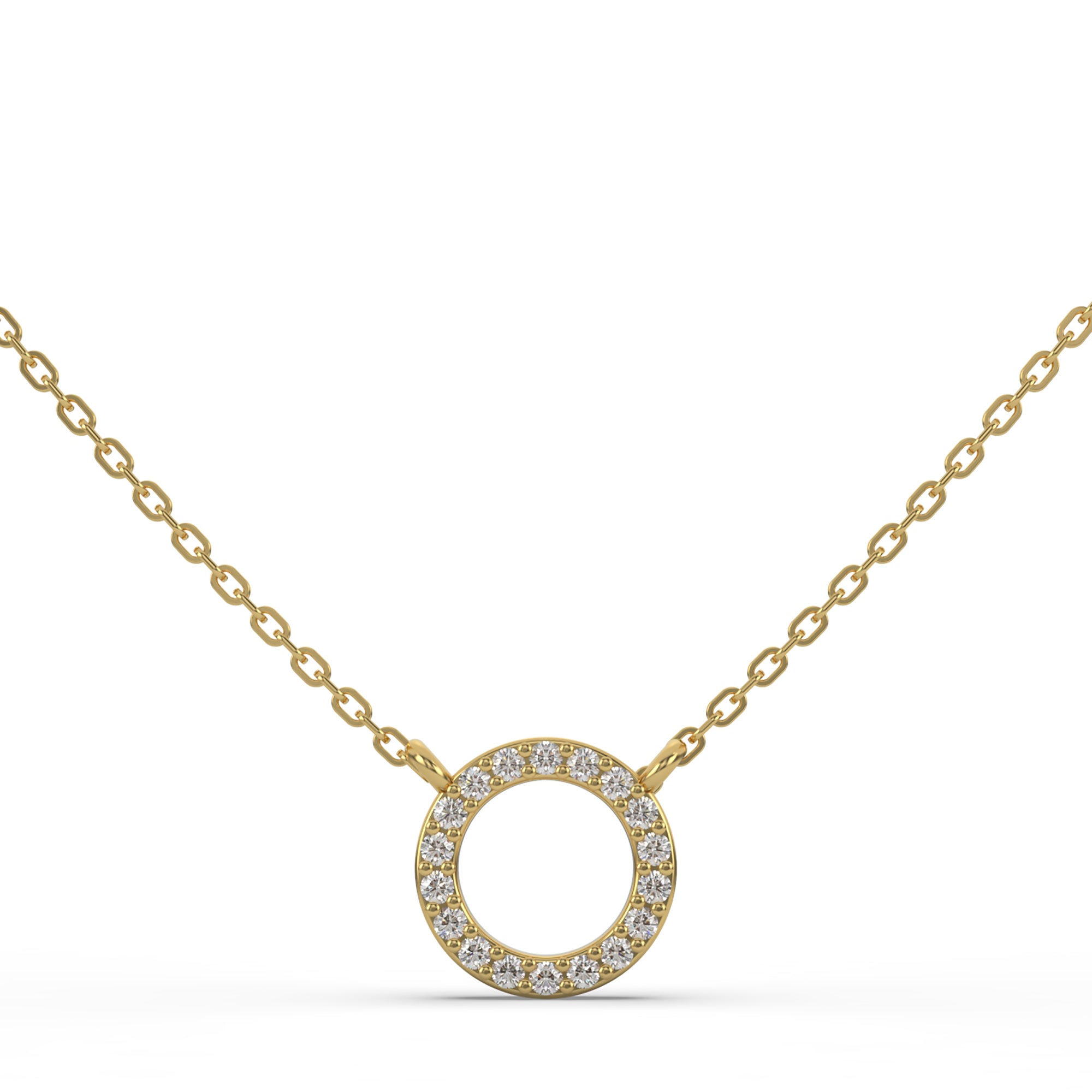 Circle Pendant Necklace