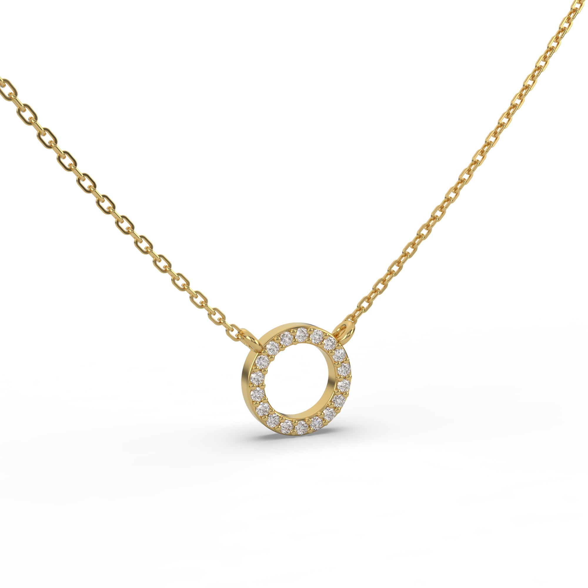 Circle Pendant Necklace