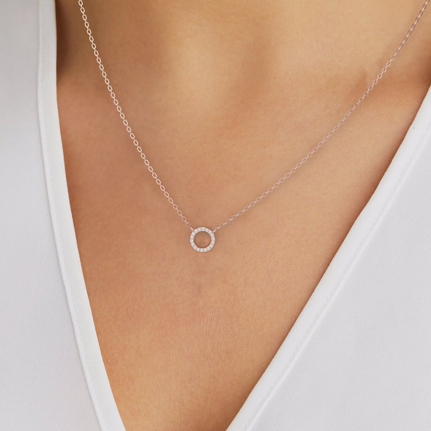 Circle Pendant Necklace