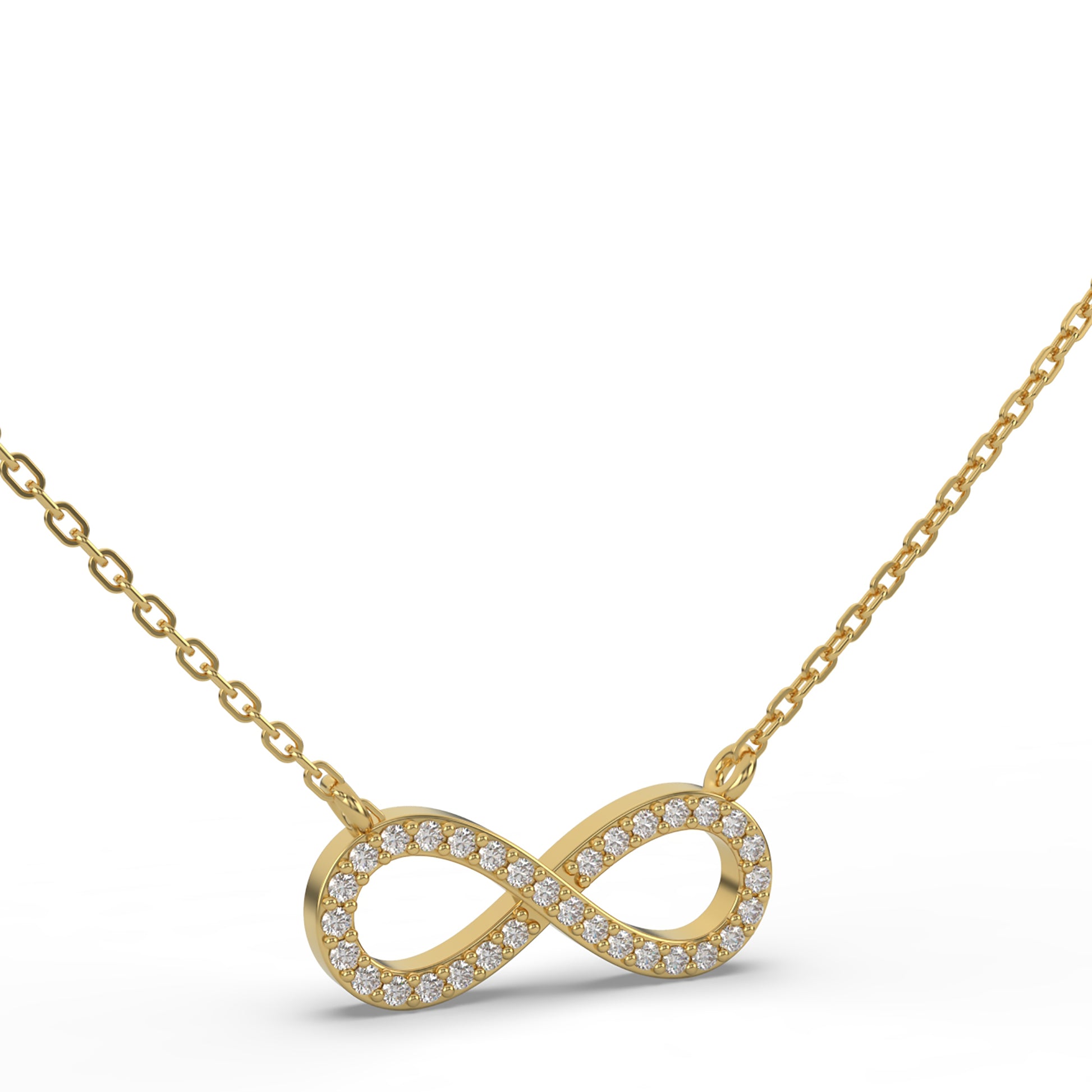 14 Kt Rose Gold Diamond Necklaces