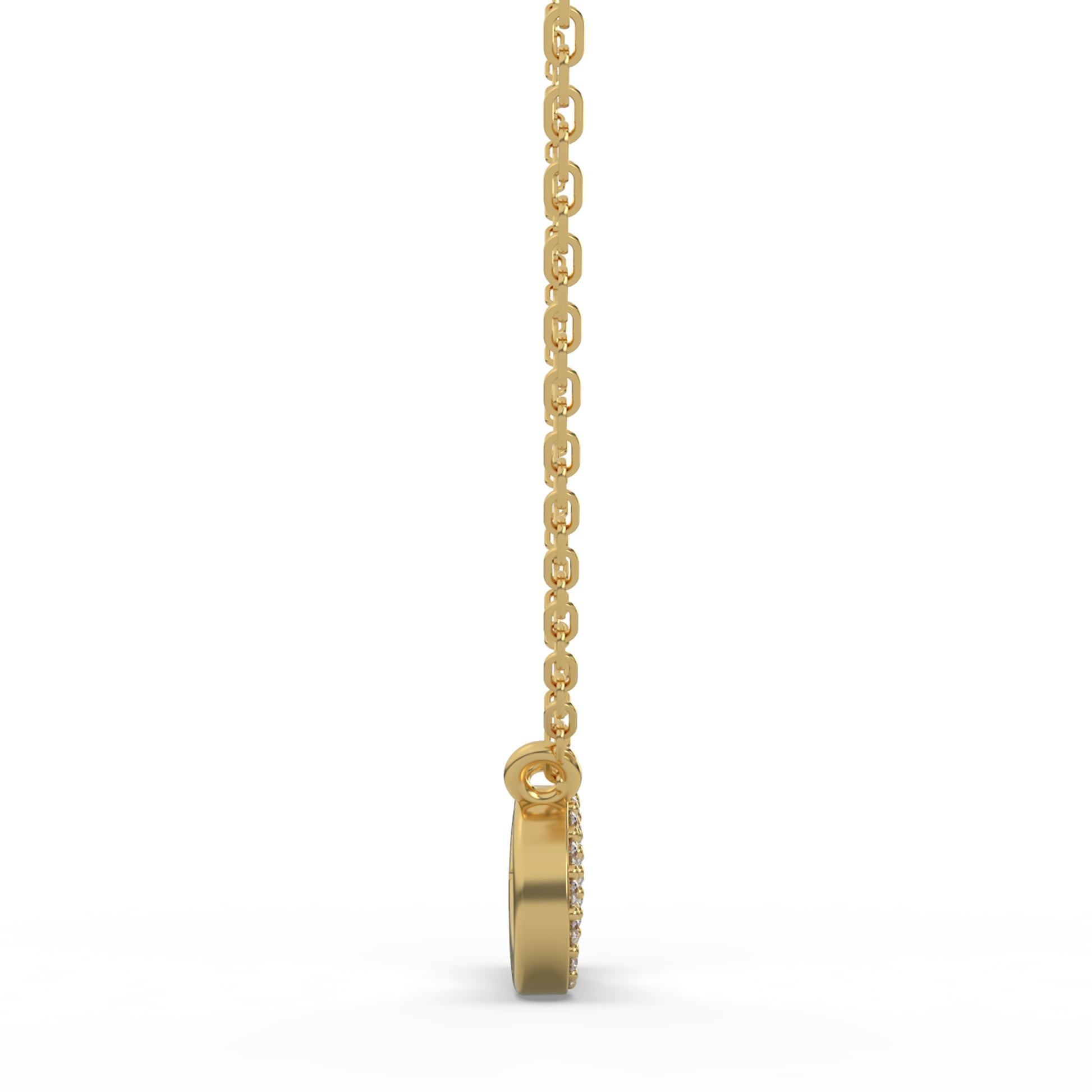 14 Kt Rose Gold Diamond Necklaces