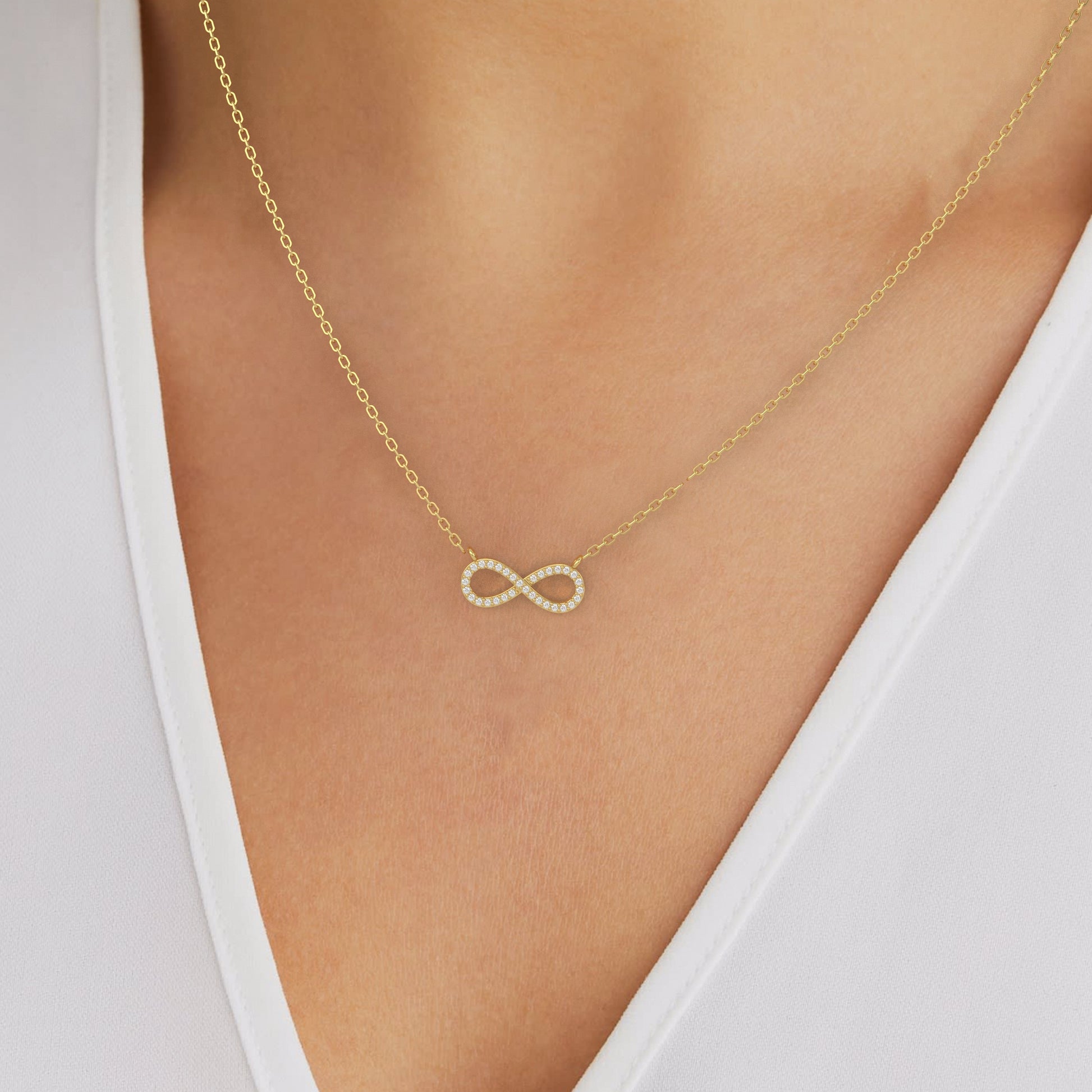 14 Kt Rose Gold Diamond Necklaces