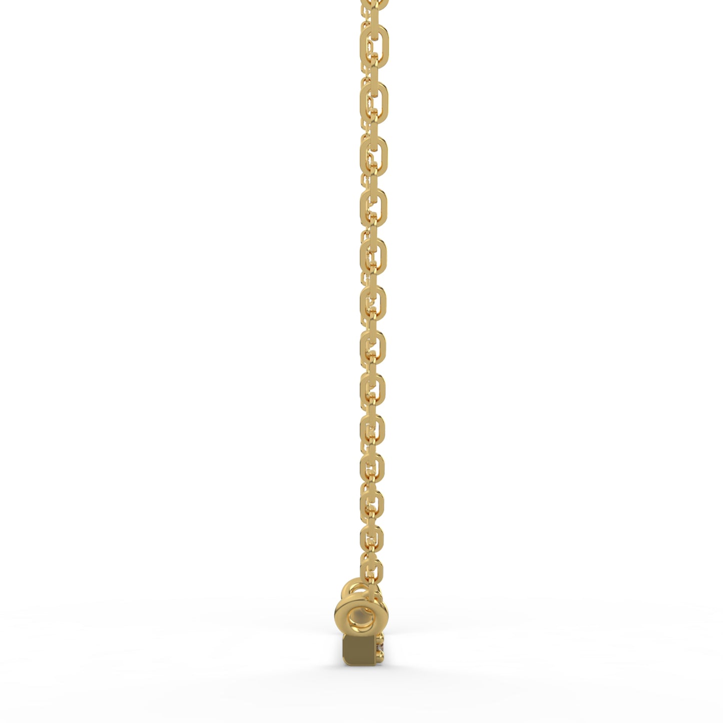 Bar Shape Diamond Necklace
