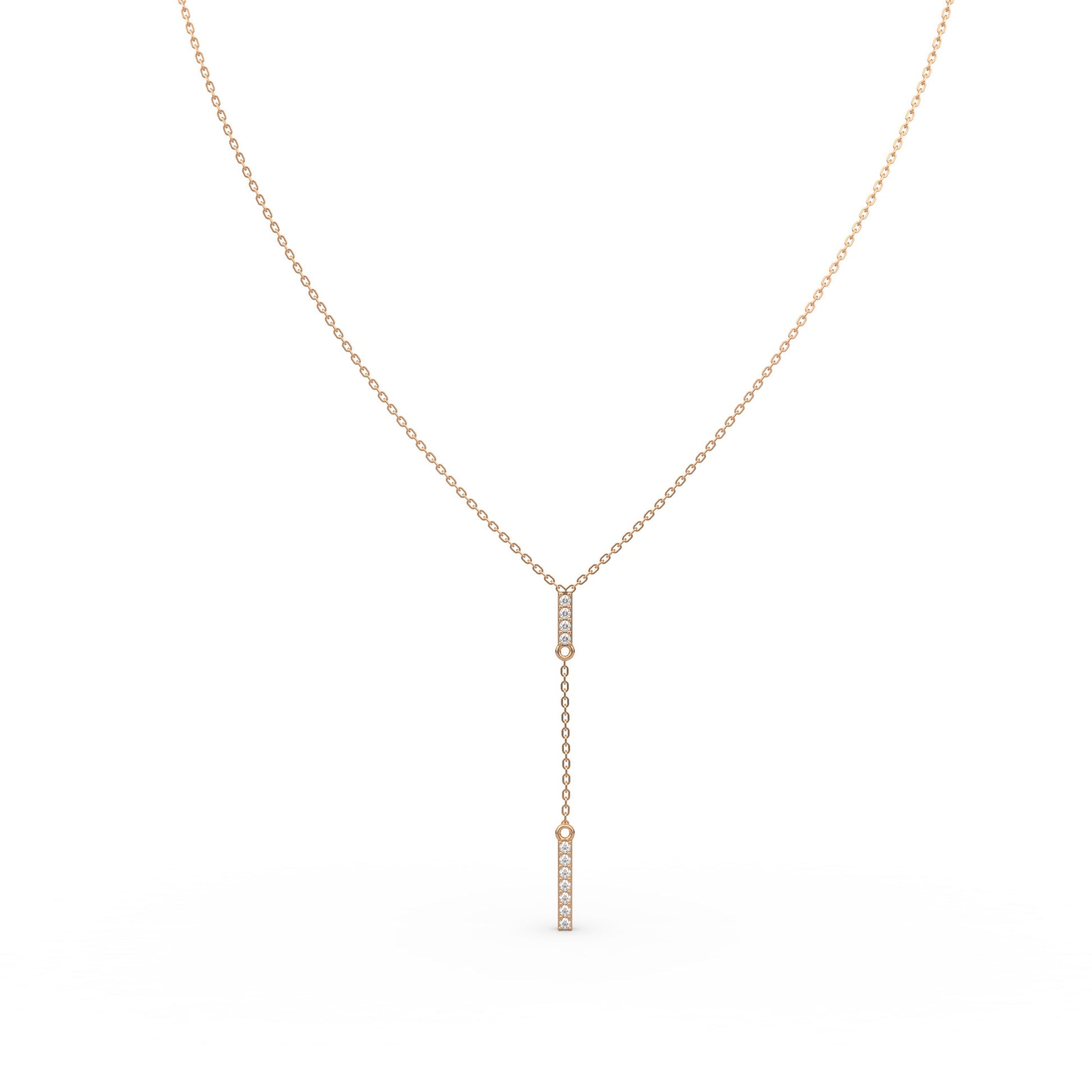 14 Kt Yellow Gold Diamond Necklaces