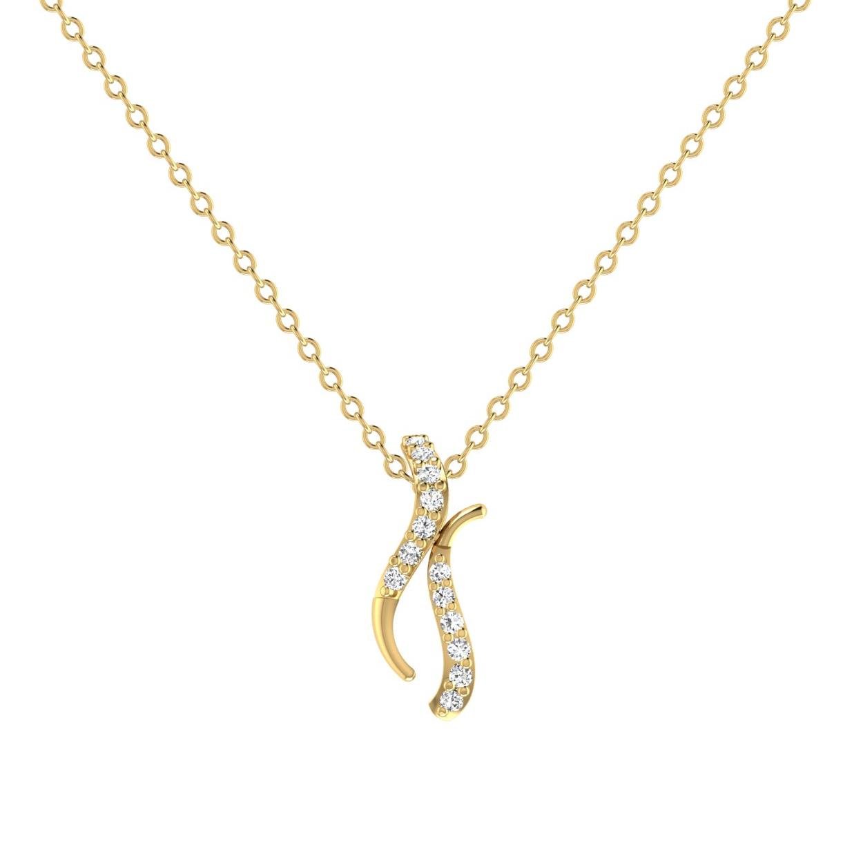 14 Kt Yellow Gold Diamond Charms & Pendants