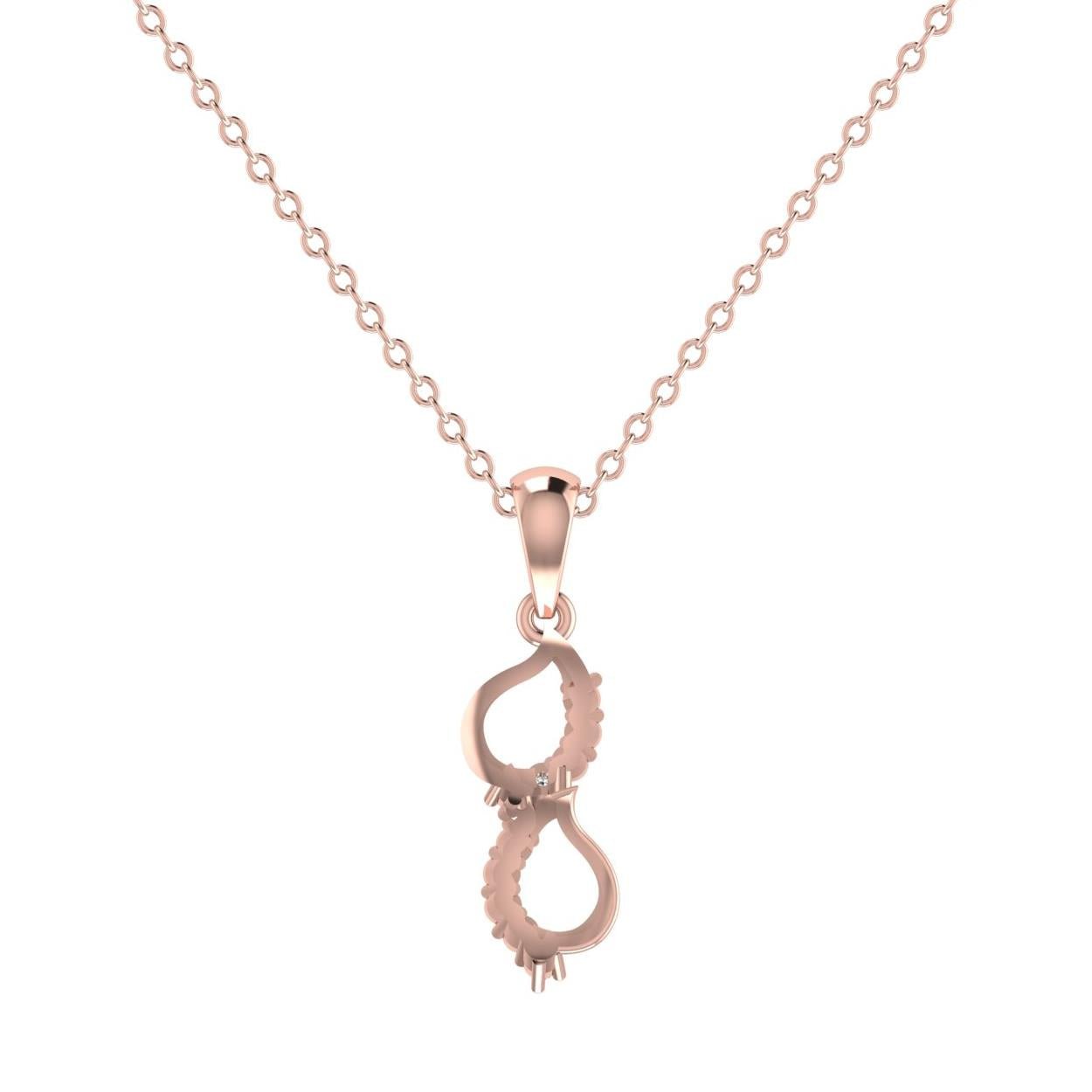 14 Kt Yellow Gold Diamond Charms & Pendants