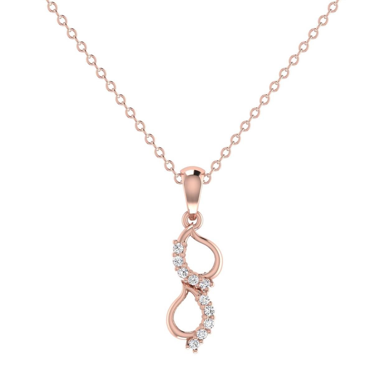 14 Kt Yellow Gold Diamond Charms & Pendants
