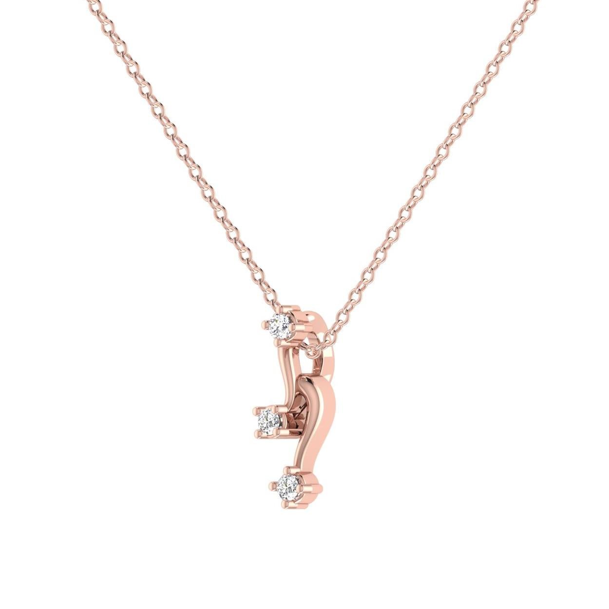 14 Kt Yellow Gold Diamond Charms & Pendants