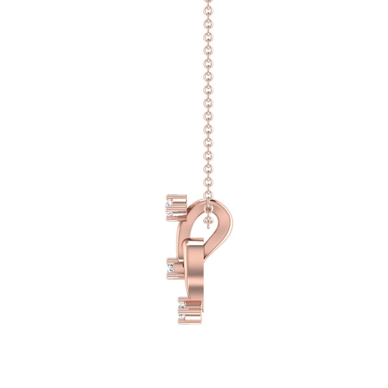 14 Kt Yellow Gold Diamond Charms & Pendants