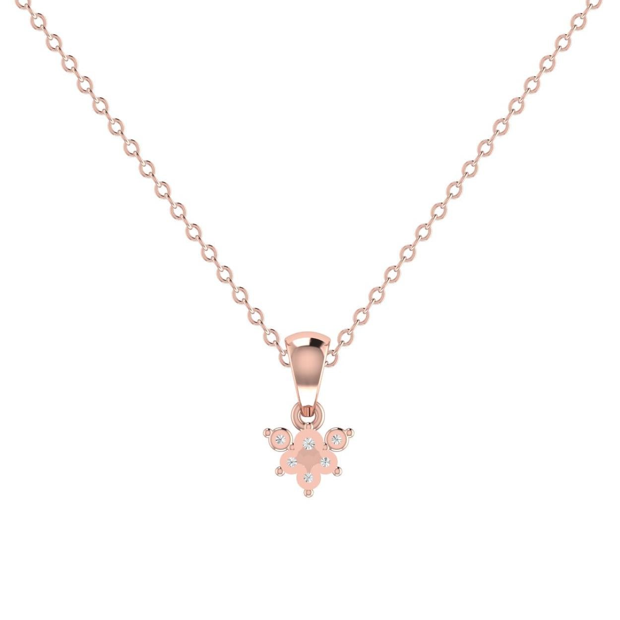 14 Kt Yellow Gold Diamond Charms & Pendants