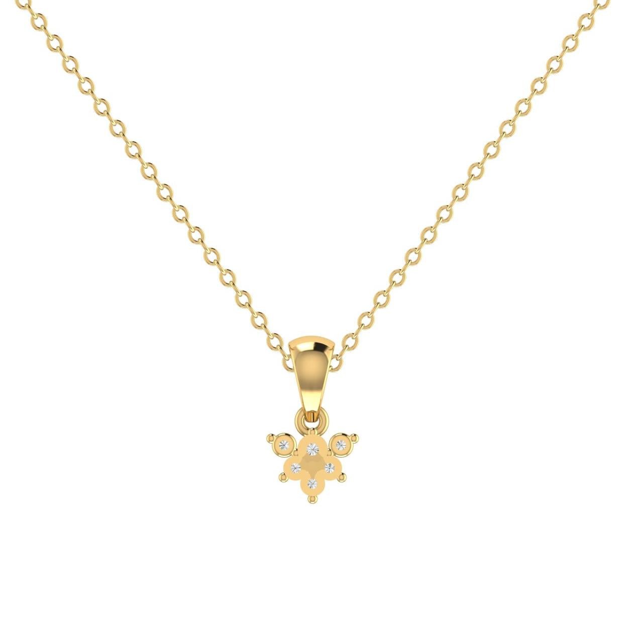 Star Tinseled Beauty Diamond Pendant