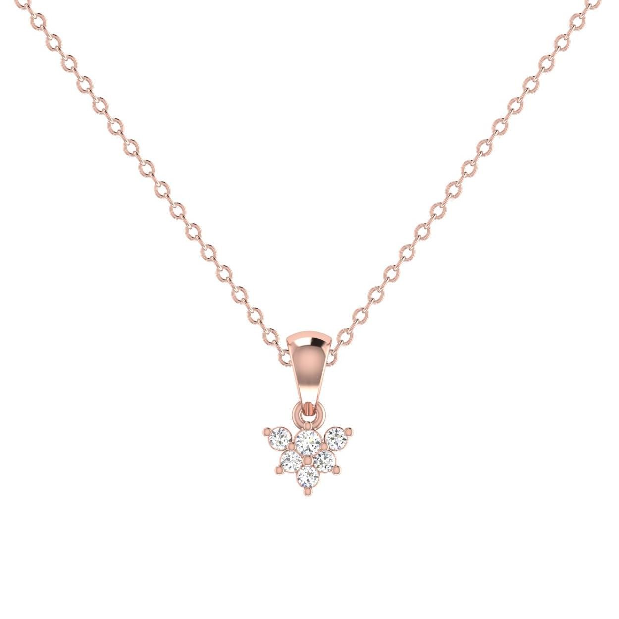 14 Kt Yellow Gold Diamond Charms & Pendants